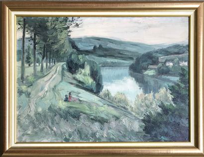 MYR Louis Marcel MYR (1893-1964)

Paysage de rivière

Huile sur toile

Signée en...