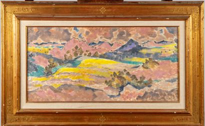 HOLT Alf Krogh HOLT (1919-1997)

Paysage aux collines

Huile sur toile

31 x 61 ...