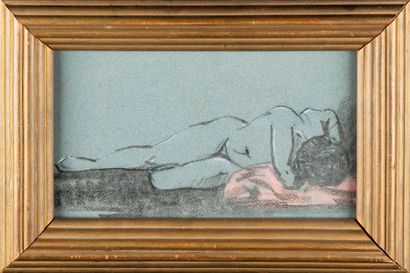 null FRENCH SCHOOL - 20th century

Female nude 

Pastel 

15 cm x 27 cm
