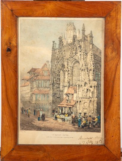 PROUT Samuel PROUT (1783-1852)

Eglise Saint Maclou à Rouen 

Lithographie, publié...