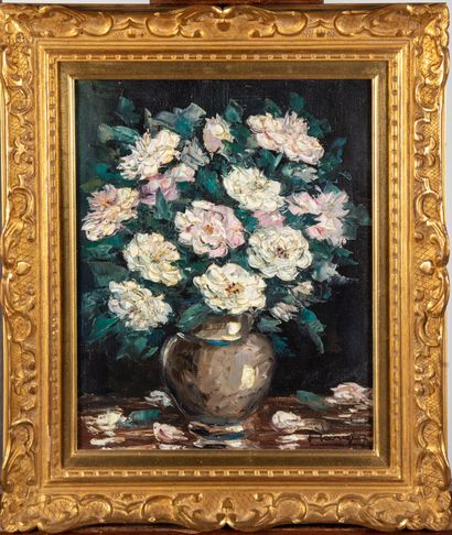 BARGIN Henri BARGIN (1906-1980)

Camellias

Oil on canvas signed lower right, titled...