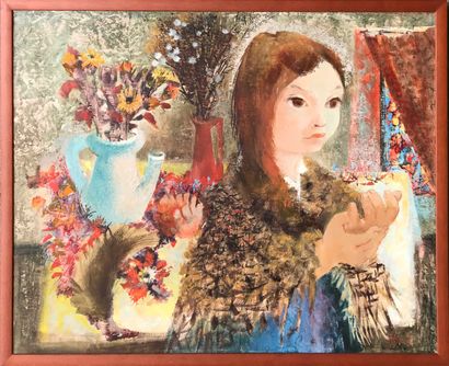 LAVARENNE Pierre LAVARENNE (né en 1928)

Jeune fille aux bouquets de fleurs

Huile...