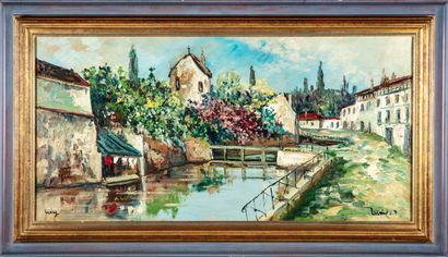 LAVOINE Jean Pierre LAVOINE (20th century)

City of Crecy

Oil on canvas signed lower...