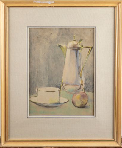 null 20th century FRENCH SCHOOL

Still life with a coffee pot

Watercolour

29 x...