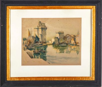 WAGNER Hermann Edouard WAGNER (1894-1963)

The Port of La Rochelle

Heliogravure,...