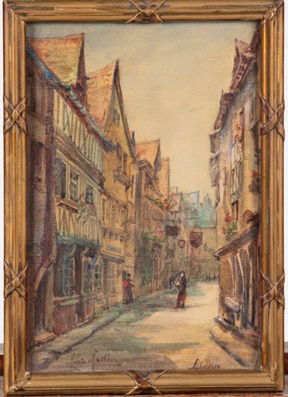 MARIE Martin MARIE (1890 -?)

Rue de Lisieux

Aquarelle

26,5 cm x 18 cm (à vue)