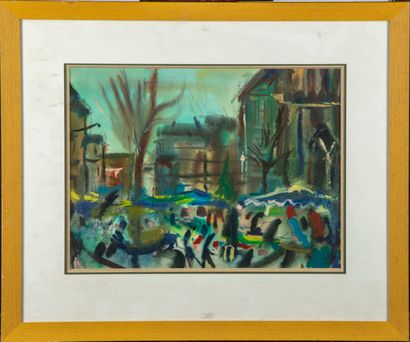 GUERET Pierre GUERET (1908-1966)

Vue de Rouen

Pastel

27 x 35 cm