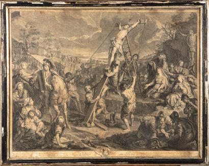 LE BRUN After Charles LE BRUN, engraved by AUDRAN

The crucifixion

Moses and the...