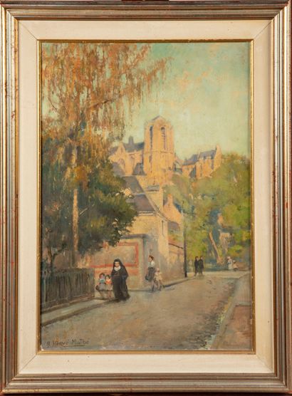 MATHE Hervé MATHE (1868 - 1953)

Rue du Mans

Huile sur isorel signée en bas à gauche

53...