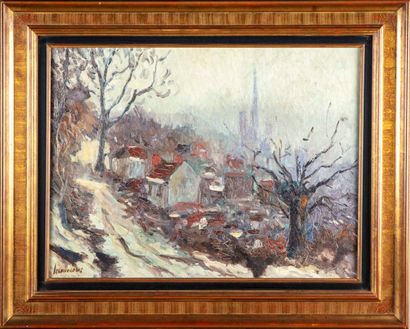 LEBOURGEOIS Jacques LEBOURGEOIS (20th)

View of Rouen under the snow

Oil on canvas,...