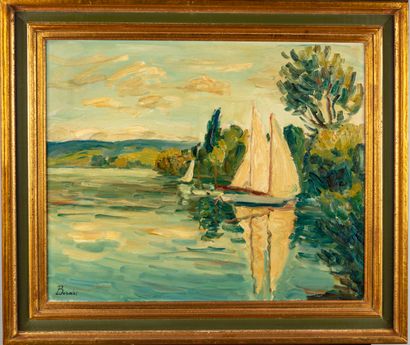 BORDES Léonard BORDES (1898-1969)

Bateaux

Huile sur toile signée en bas à gauche

50,5...