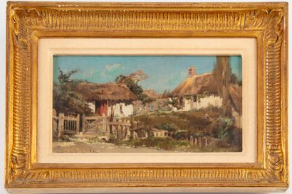 LEVIS Maurice LEVIS (1860-1940)

Paysage de maisons de campagne

Huile sur toile

Signé...