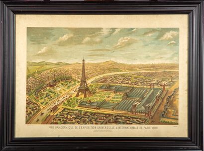 null Vue Panoramique de l'Exposition Universelle & Internationale de Paris 1889

Lithographie...