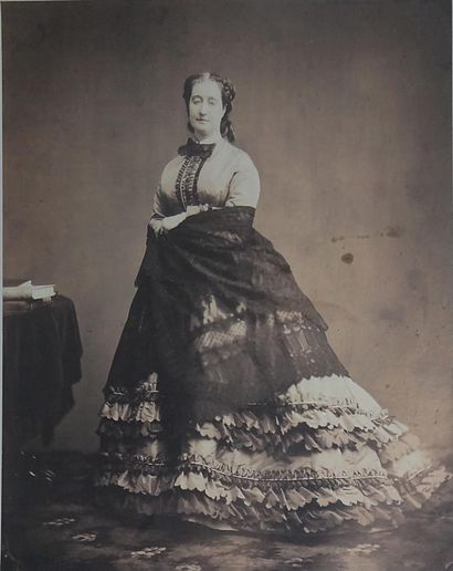 DELESSERT Édouard DELESSERT (1828-1898)

Portrait de sa Majesté l'Impératrice Eugénie,...