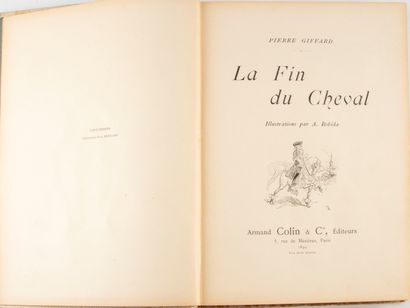 GIFFARD GIFFARD Pierre

La Fin du Cheval

Armand Colin&Cie, Paris, 1899

Illustrations...
