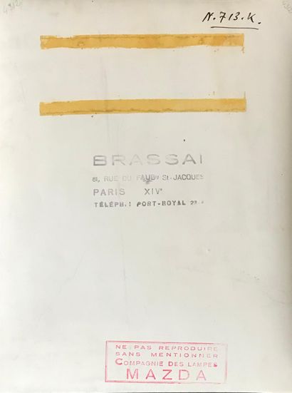 Brassaï Gyula Halasz dit BRASSAI (1899 - 1984)

Le Sacré Coeur

Tirage argentique...
