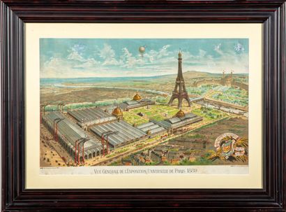 SERVANDO D'après SERVANDO

Vue Générale de l'Exposition Universelle de Paris 1889

Lithographie...