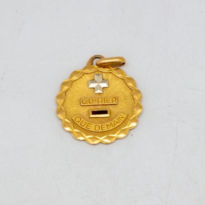 Médaille en or jaune 