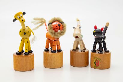 WAKOUVA Wakouwa - Orignal Siltoys Italy (attribué à)

Quatre figurines articulées...