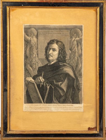 PESNE Jean PESNE (1623 - 1700)

Gravure d'après l'autoportrait de Nicolas POUSSIN

36x25cm

Petites...