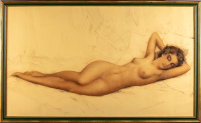 LAUNAY Leon LAUNAY (1890-1956)

Nu allongé

Pastel et crayon

54 x 93 cm à vue
