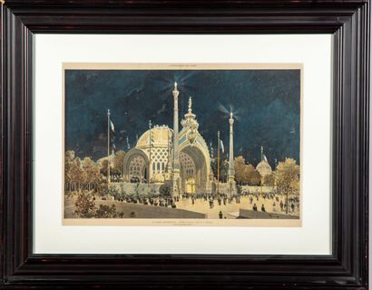 HOFFBAUER D'après Fédor HOFFBAUER (1839 -1922)

Exposition de Paris, la Porte monumentale...