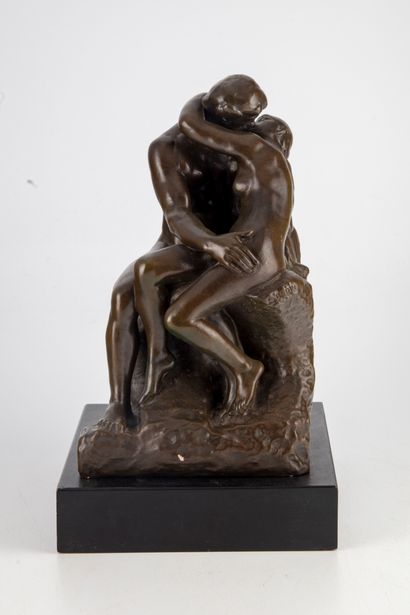 null Platre à patine médaille, sur socle

Le baiser de Rodin

Edité par la National...