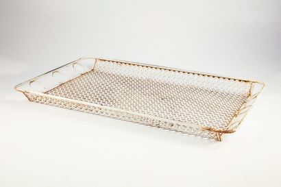 MATEGOT In the taste of Mathieu MATÉGOT (1910-2001)

Large tray in perforated white...