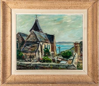 BUREL Henry Emile BUREL (1883-1967)

Eglise de Varengeville

Huile sur toile signée...