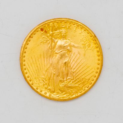 20 dollars gold 1927 US AC BE