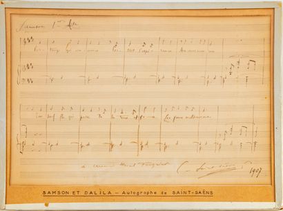 null SAINT-SAËNS (Camille), compositeur, (1835-1921).



Manuscrit musical signé,...