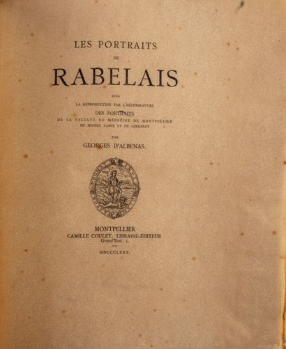 null [Rabelais]. DUBOUCHET (A.). F. Rabelais à Montpellier, 1530-1538. Étude biographique...