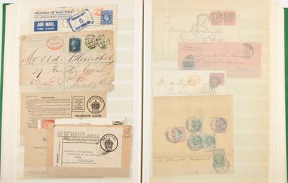 null Vrac présenté en 2 cartons, composé d'un début de collection de timbres France,...