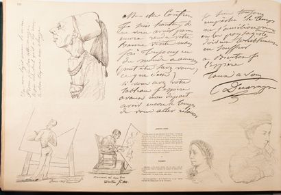 null L'autographe 1863-64-65) album de regroupant les numéro de l'autographe du 5...
