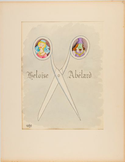 null Albert DUBOUT (1905-1976)

Héloïse et Abélard

Aquarelle, signée en bas à gauche...