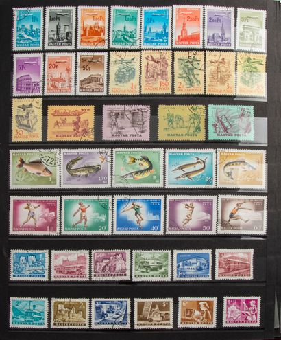 null Collection de timbres France présentée en 10 albums DAVO, période des origines...
