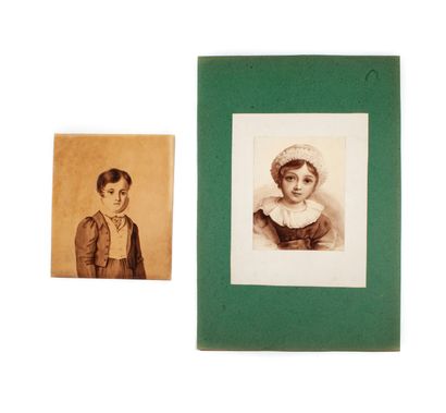 null École FRANCAISE vers 1830

Portrait de fillette au bonnet de dentelle

Portrait...