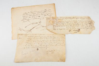 null PORTAIL (Antoine), chirurgien, (vers 1530-1608).

Pièce signée sur parchemin,...