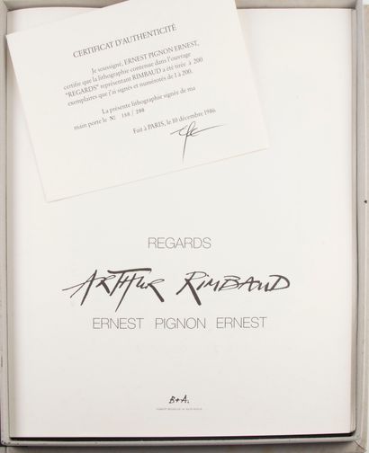 null PIGNON-ERNEST (Ernest, né en 1942). Regards. Arthur Rimbaud. [Paris], H. Bouelle...