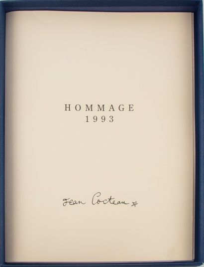 null COCTEAU (Jean). Hommage à Jean Cocteau. [Paris], Artcurial Diffusion pour Azygos,...