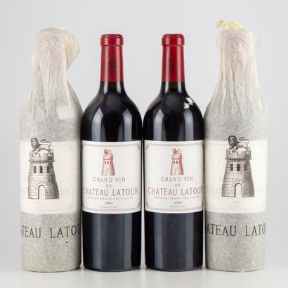 null 4 bottles CHÂTEAU LATOUR 2004 1er GCC Pauillac 

(very lightly marked label...