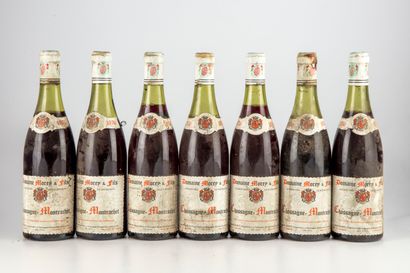 null 7 bouteilles CHASSAGE-MONTRACHET 1976 Domaine Morey & fils

(niveaux : 2 à 6cm,...