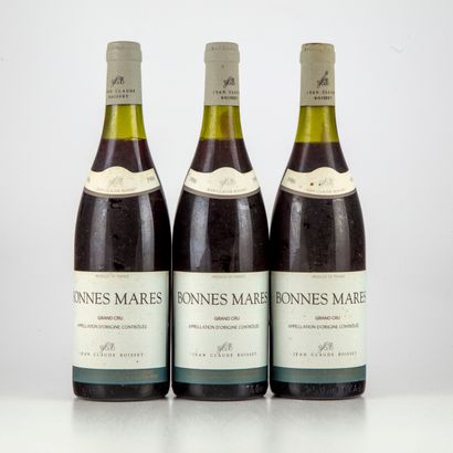 null 7 bouteilles BONNES MARES 1986 Grand Cru Jean-Claude Boisset

Niveaux : 6 entre...