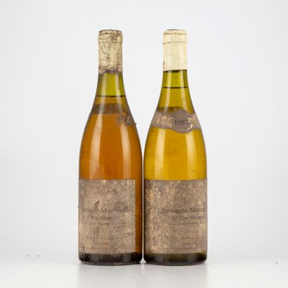 null 4 bottles CHASSAGNE MONTRACHET 1987 1er Cru " Morgeot " René Lamy

Levels :...