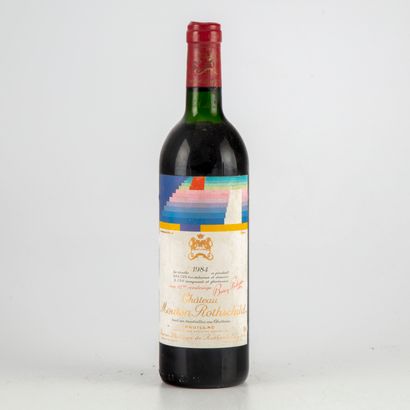 null 1 bottle CHÂTEAU MOUTON ROTHSCHILD 1984 1er GCC Pauillac 

(very slightly low...
