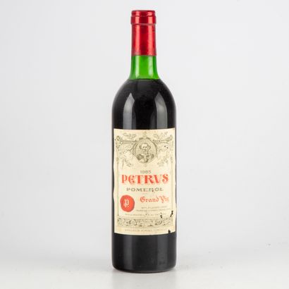 null 1 bottle PETRUS 1985 Pomerol 

(slightly low level, faded label, very slightly...