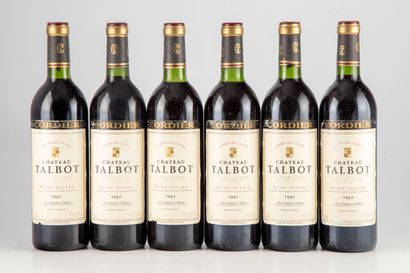 null 12 bottles CHATEAU TALBOT 1982 4th GC Saint-Julien

Very slightly faded lab...
