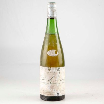 null 1 bouteille LOIRE 196? Clos de la coulée de Serrant

Niveau mi-épaule

Etiquette...