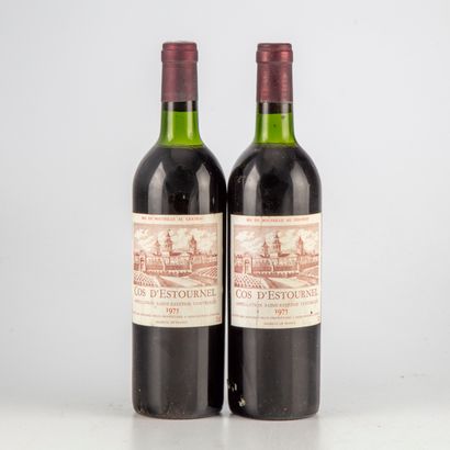 null 2 bottles CHÂTEAU COS D'ESTOURNEL 1975 2nd GC Saint-Estephe

(high shoulder...