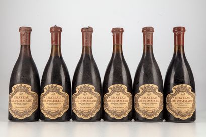 null 6 bottles CHÂTEAU DE POMMARD 1978 Pommard

Levels: 3 between 2 and 3 cm, 2 between...